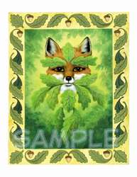 Green Fox Of The Forest